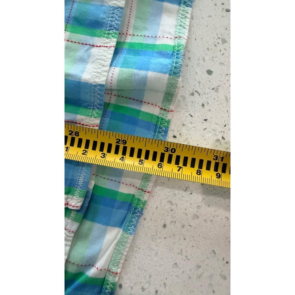 Vintage Rocawear Shirt Mens Extra Large Blue Green Plaid Button Up - Picture 5 of 5